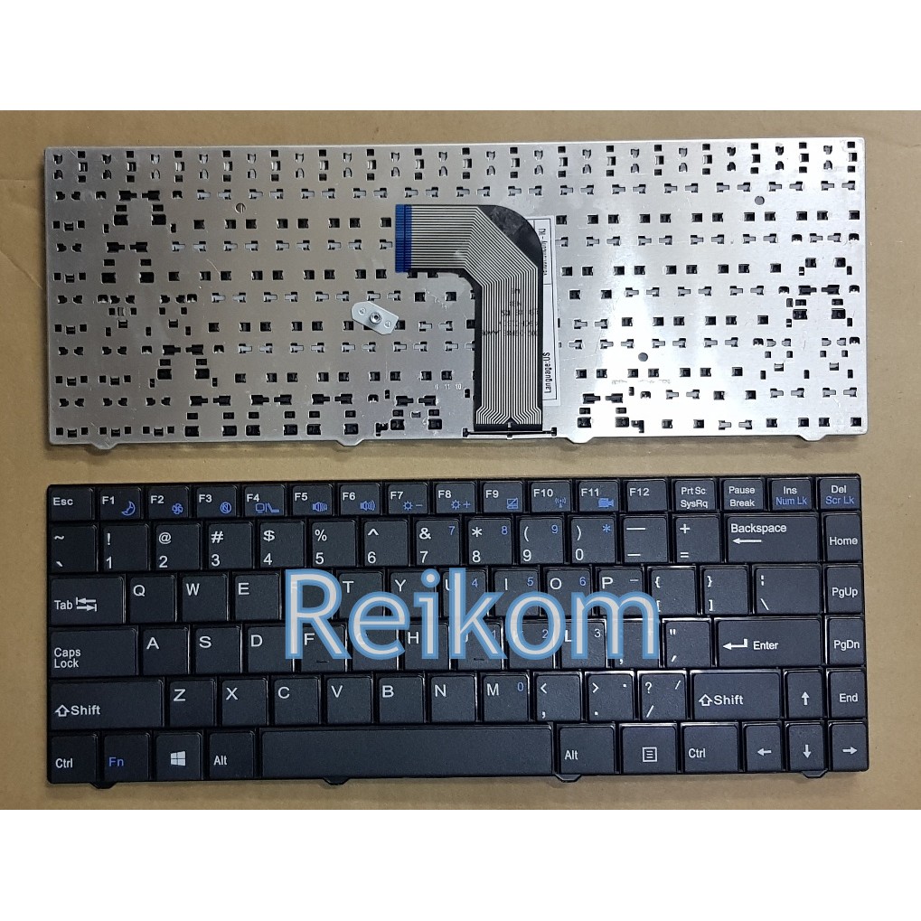 Keyboard Laptop Notebook Axioo HNM hitam