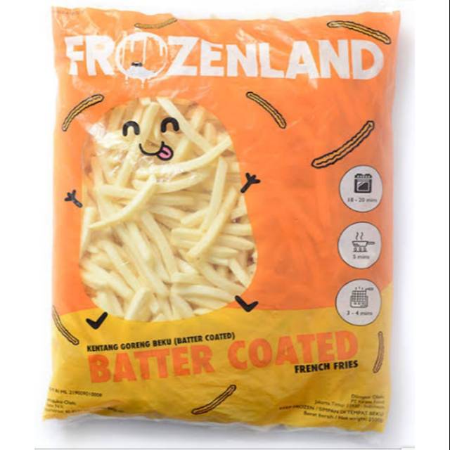 

FRENCH FRIES FROZENLAND 1KG