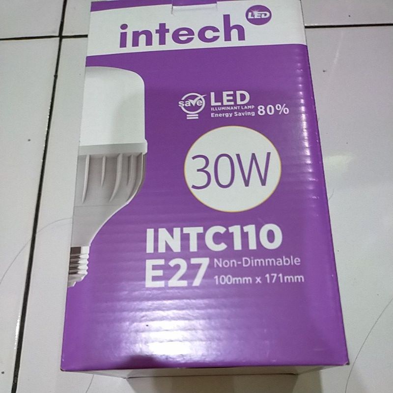 lampu LED 30 Watt intech
