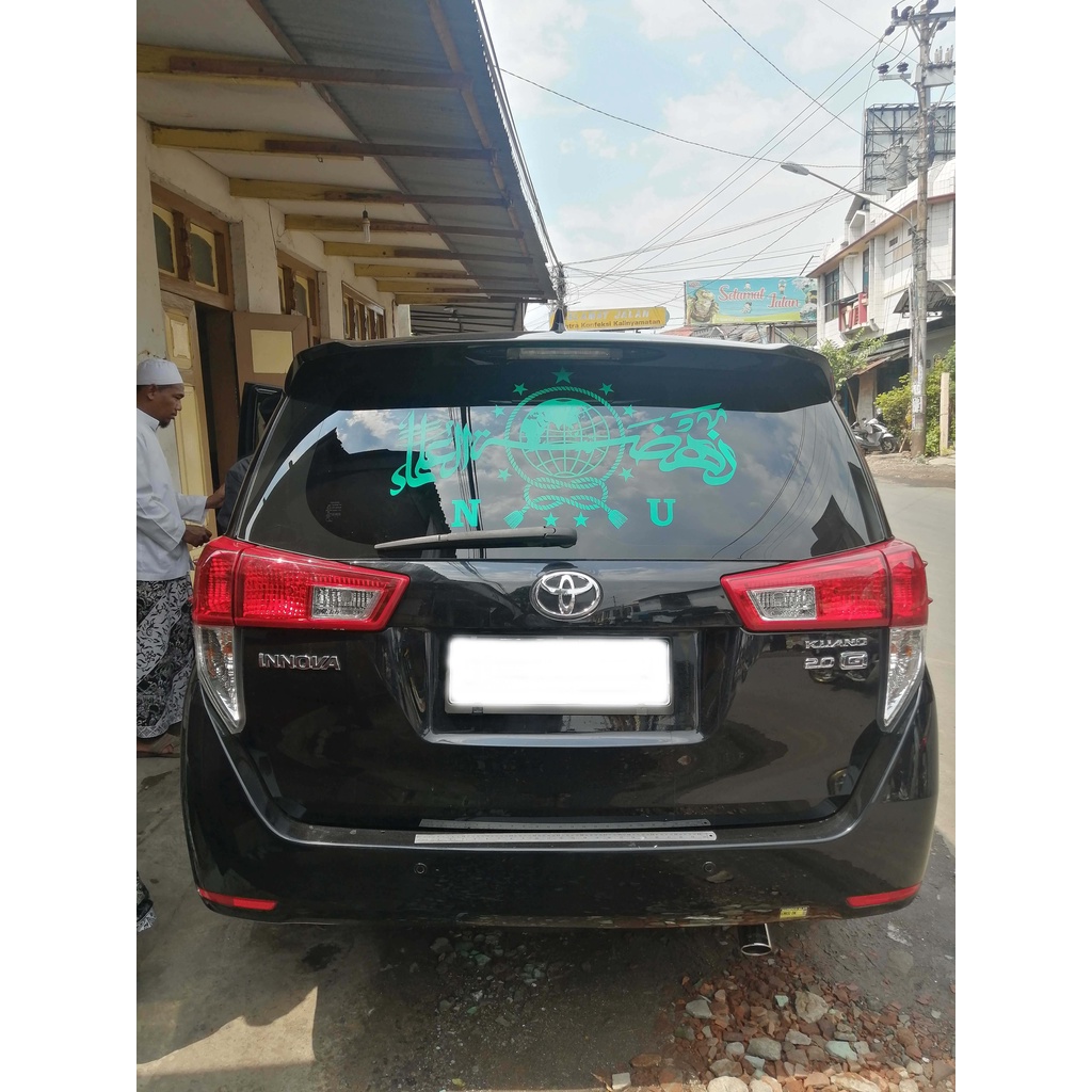 STIKER LOGO NU KACA BELAKANG