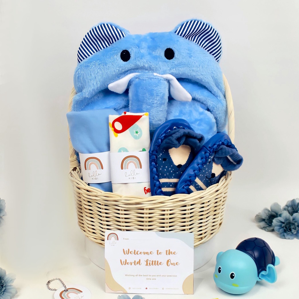 Hellokibi Blanket Set - Baby Hampers New Born / Kado lahiran / Baby Gift / Kado bayi / Hampers Bayi