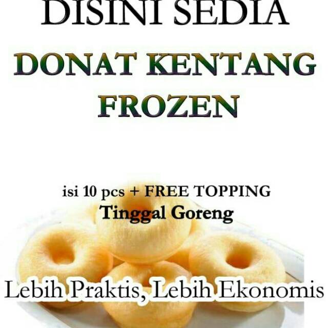 

Donat Kentang Frozen