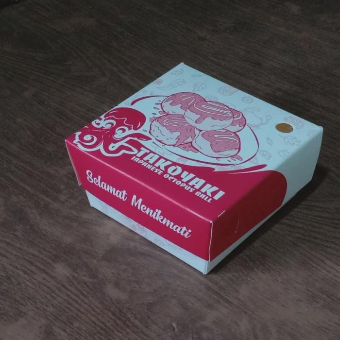 

Dus Takoyaki/Kotak Takoyaki Uk. 8.5X8.5X5 Cm 084