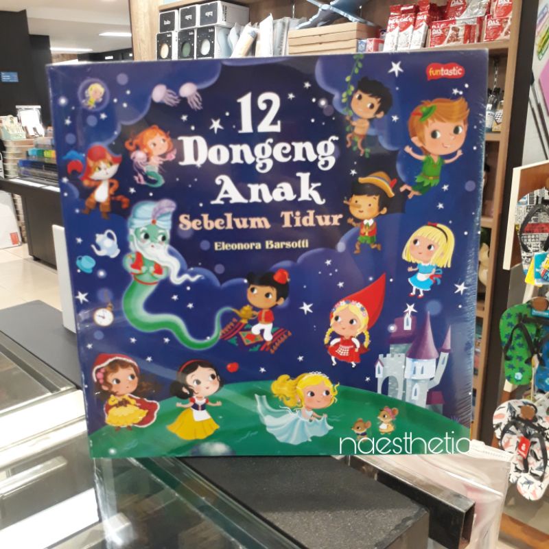 Buku 12 dongeng anak sebelum tidur original gramedia