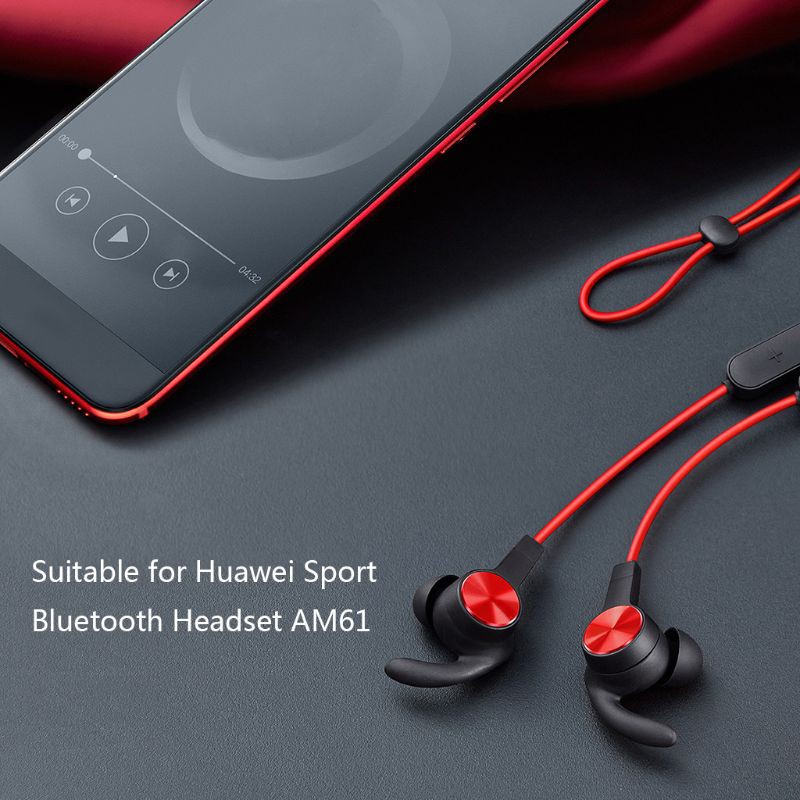 Cre 3 Pasang Soft Case Silikon Earphone In Ear Bluetooth Ukuran S / M / L Untuk Huawei Am61