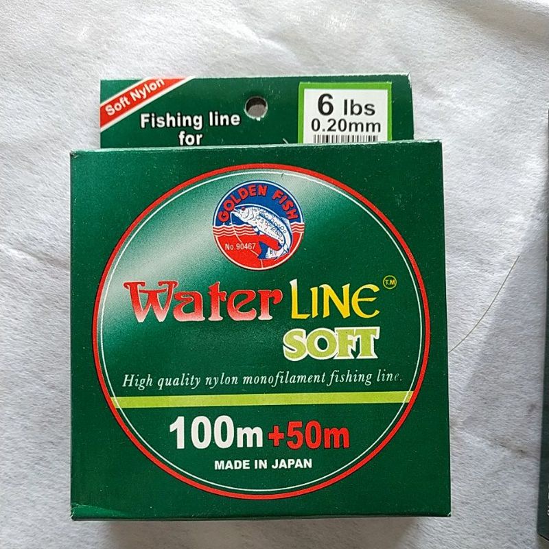 Senar Pancing Water Line Soft Golden Fish