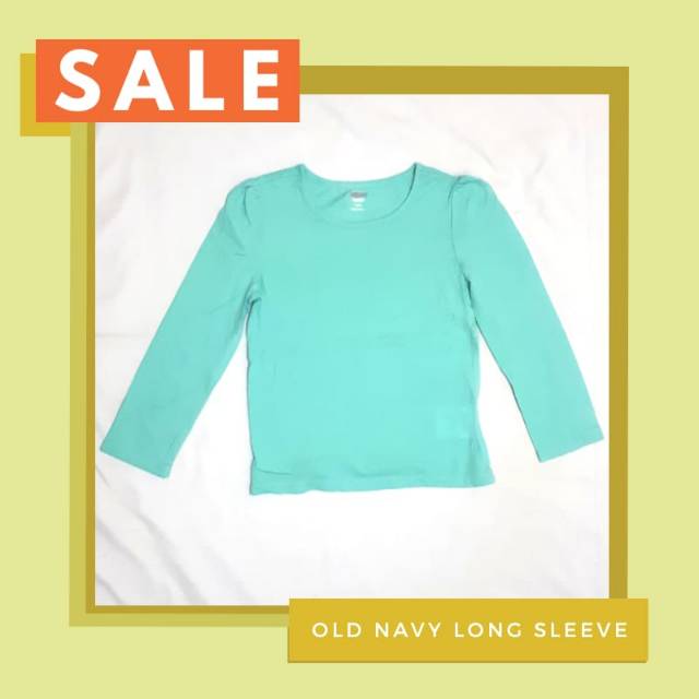  Old  Navy  Baju Kaos  Anak  Perempuan Lengan Panjang Long 