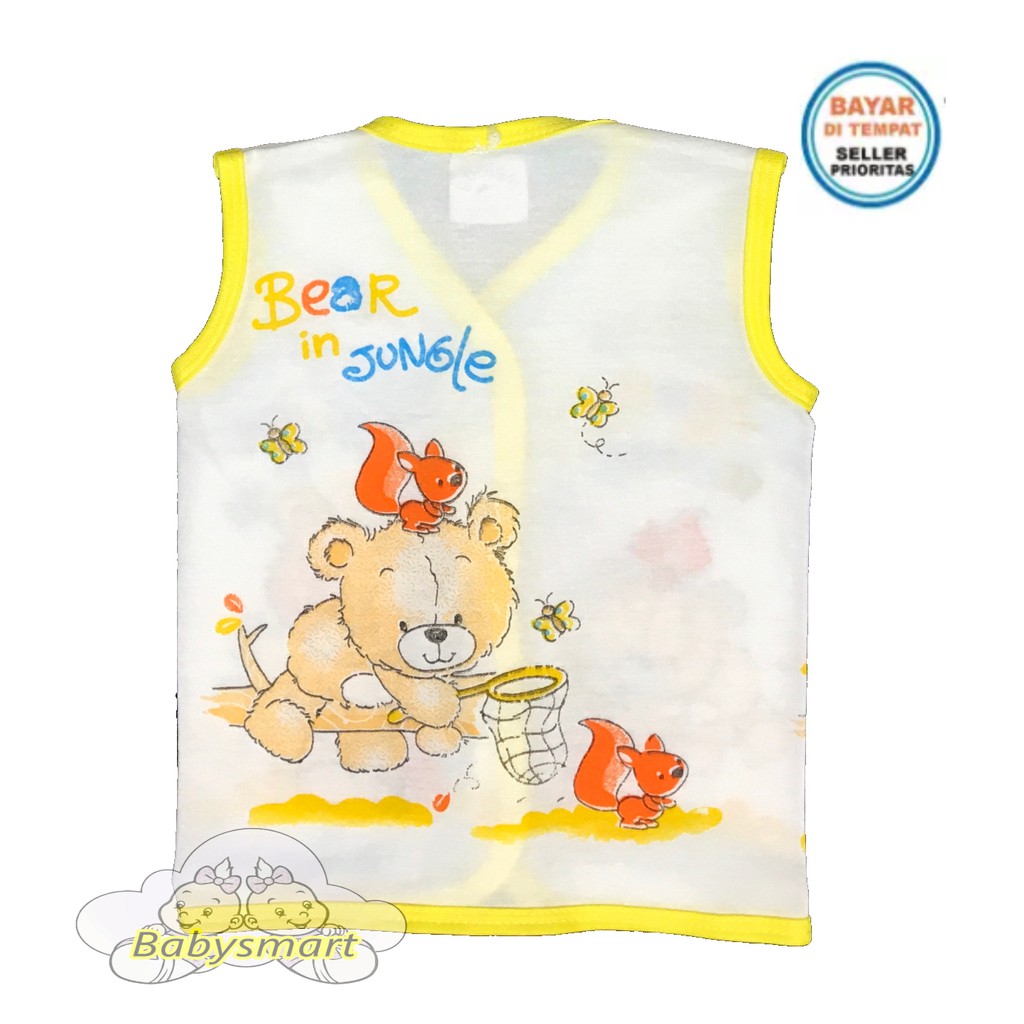 Babysmart - MELODY ... 3 pcs GIRL Baju Bayi Buntung /Newborn umur 0-3 bulan