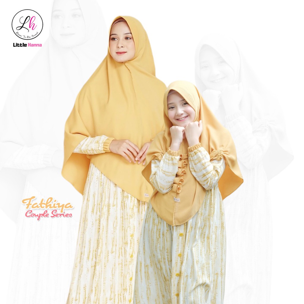 Gamis Fathiya mom Series by Little Hanna Upright