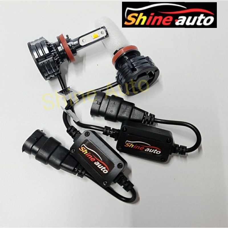 Lampu Led Foglamp 3 Warna H8 H16 H11 + mode Strobo / Lampu Mobil