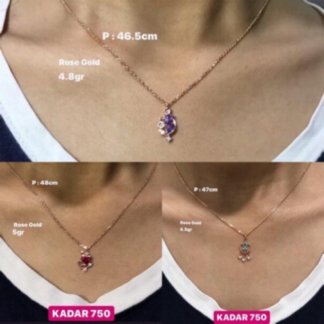 Kalung Emas Asli Kalung Emas Kadar 750 Toko Emas Toko Mas asli Perhiasan Kalung Emas Perhiasan Emas