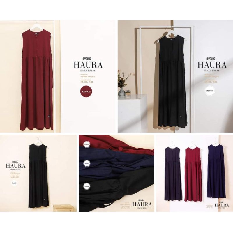 pakaian wanita muslimah trend fashion/ baju dalaman kutung Haura inner dress by mysure