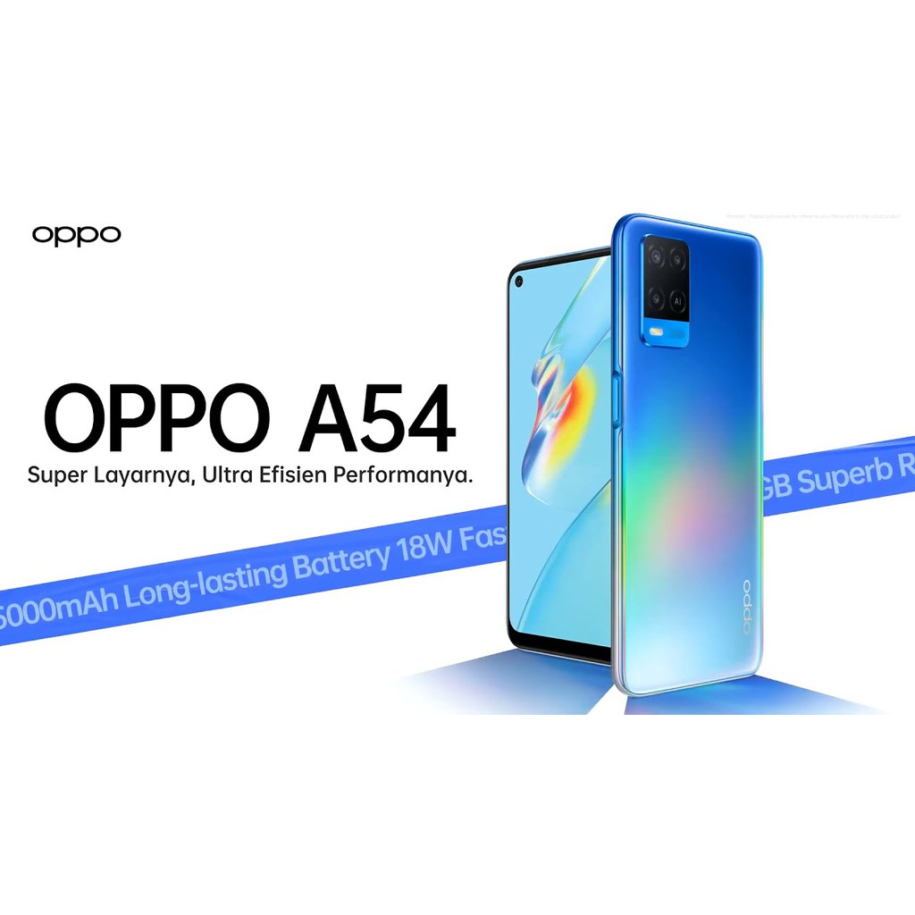 OPPO A54 RAM 6GB ROM 128 GB GARANSI RESMI NASIONAL