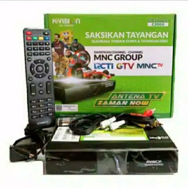 Receiver Kvision C2000 Bromo Hybrid C Band dan KU Band