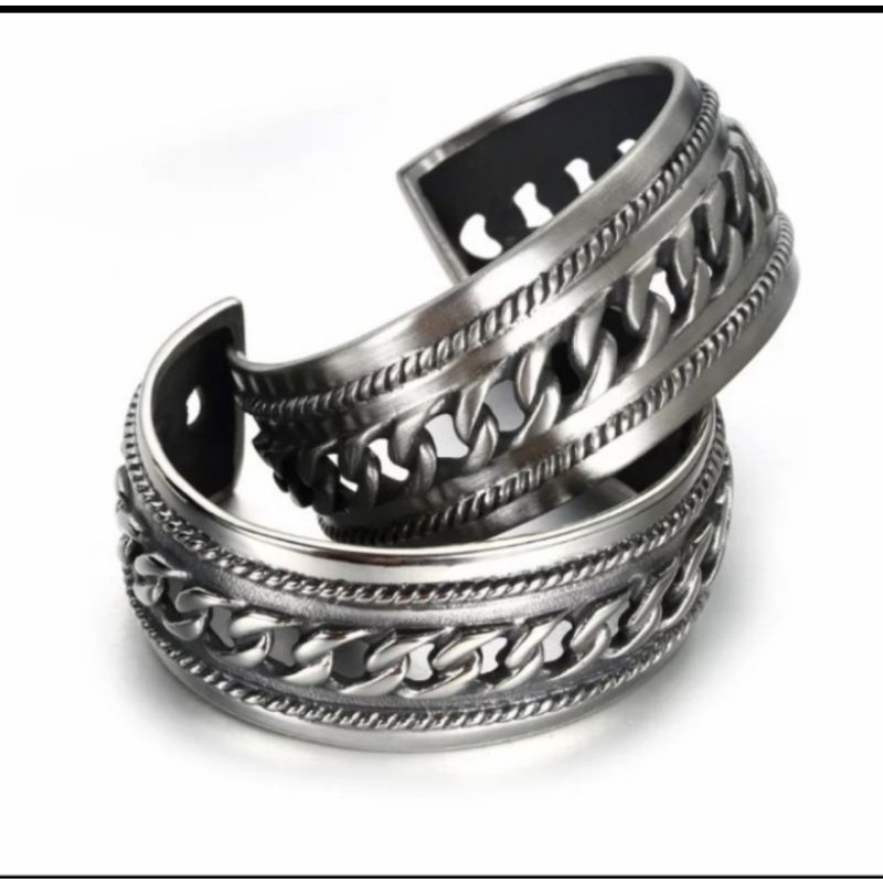 gelang Nordic stainless / bracelet /gelang stainless pria