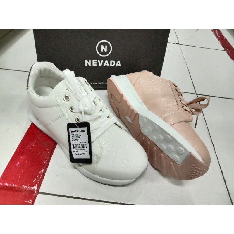 Sepatu Sneakers Pink PUTIH Brand Nevada Original Matahari Code : 180