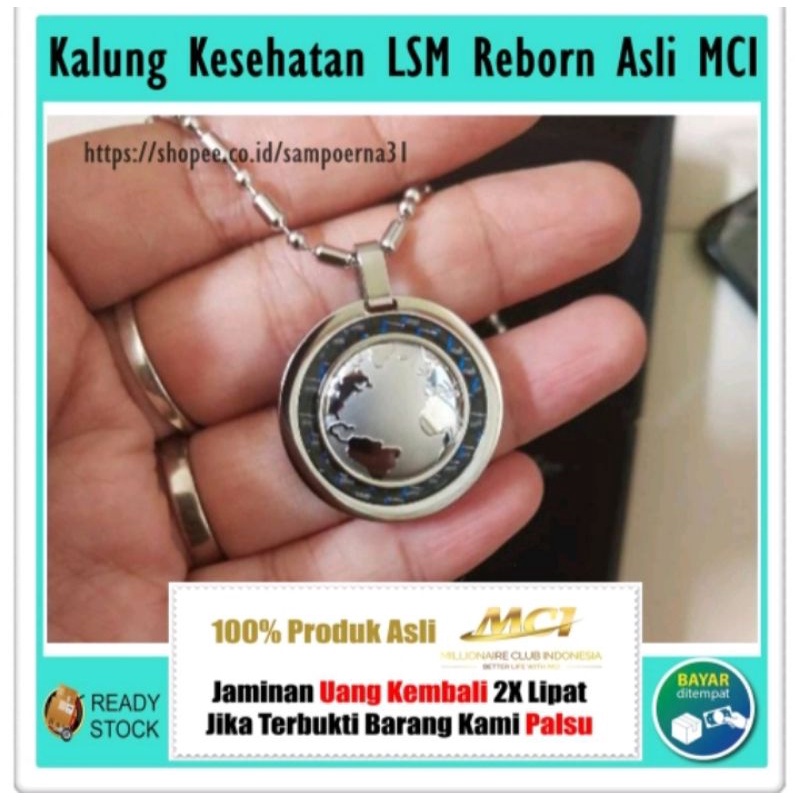 Kalung Kesehatan LSM Reborn Asli Original MCI - Kalung LSM Reborn MCI - Kalung MCI - Kalung MCI Asli