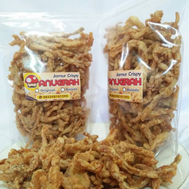 

Jamur Crispy Kripik jamur tiram 100gr/150gr/250gr/1kg