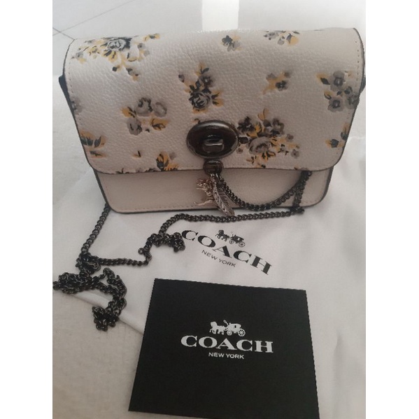Coach Sling Mini Bag Floral Preloved