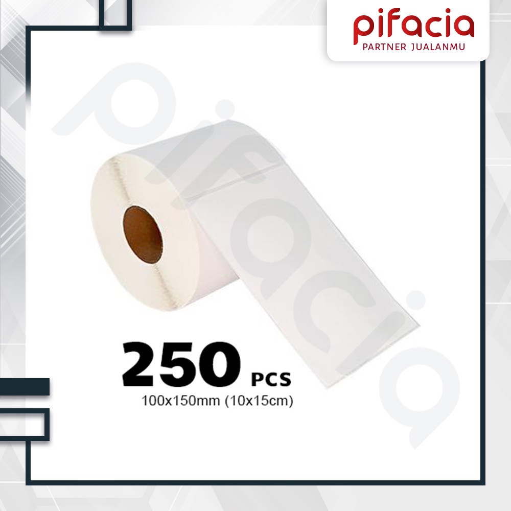 

PIFACIA Label Thermal Stiker Barcode A6 100 x 150 mm Label Pengiriman Ekspedisi 10 x 15 cm isi 250 500 pcs