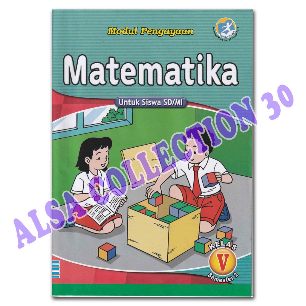Buku LKS Matematika Kelas 5 SD Semester 2 - Cover Terbaru Kurikulum 2013