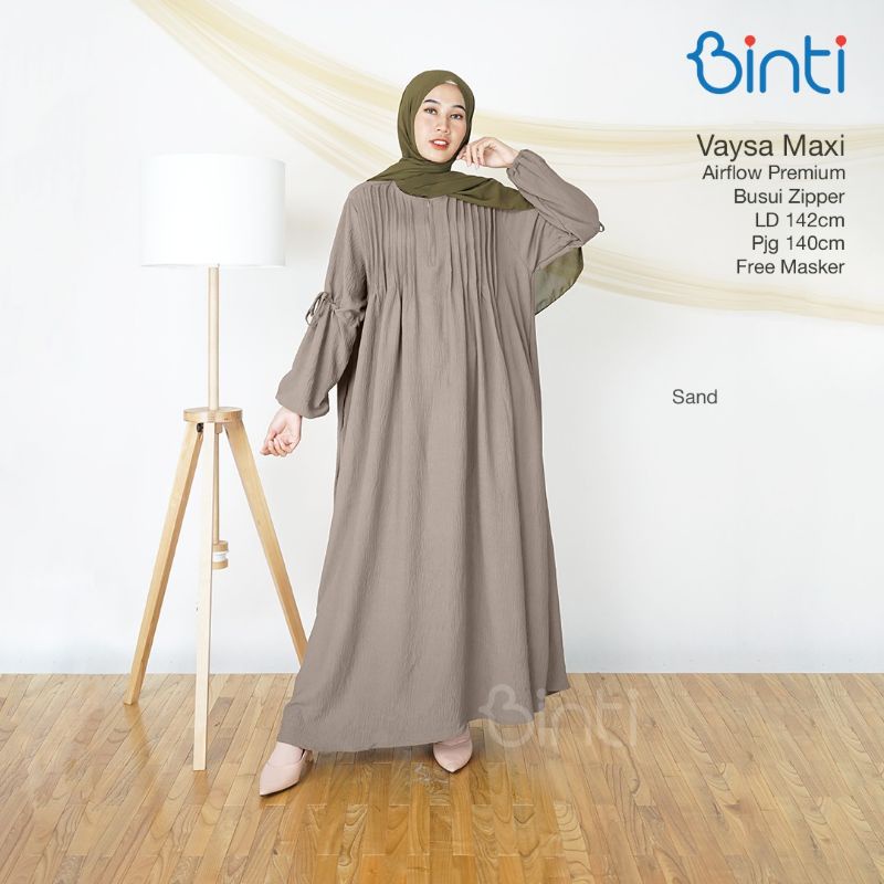 vaysa Maxi jumbo gamis jumbo gamis rumahan airflow busui ld 136 by binti