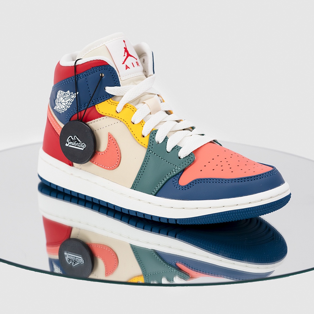 Air Jordan 1 Mid SE Multicolor 2022 Womens