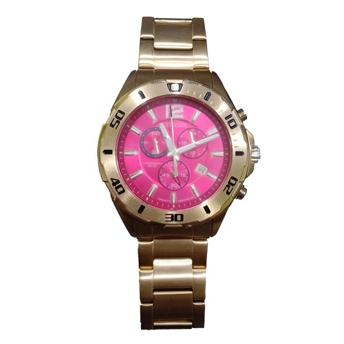 Citizen Chronograph Jam Tangan Pria - Red Gold [AN7110-56F]