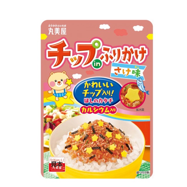 

MARUMIYA FURIKAKE FLAVOUR : Chip In Sake ( Rasa ikan , Bentuk Star )