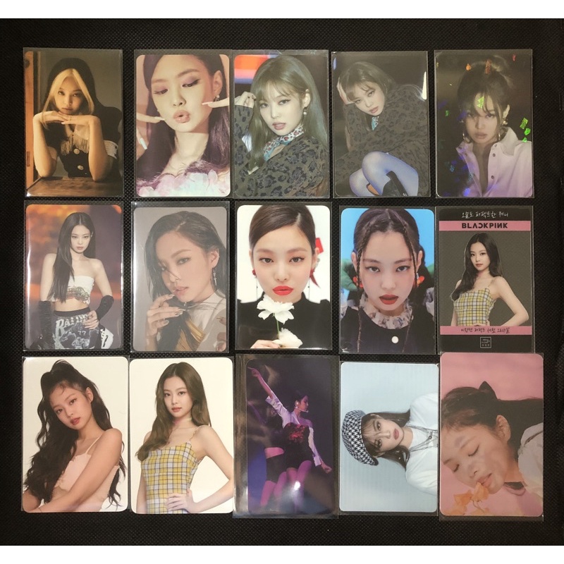 PHOTOCARD PC JENNIE BLACKPINK THE SHOW MISE EN SAMSUNG PB 4+1 OFFICIAL