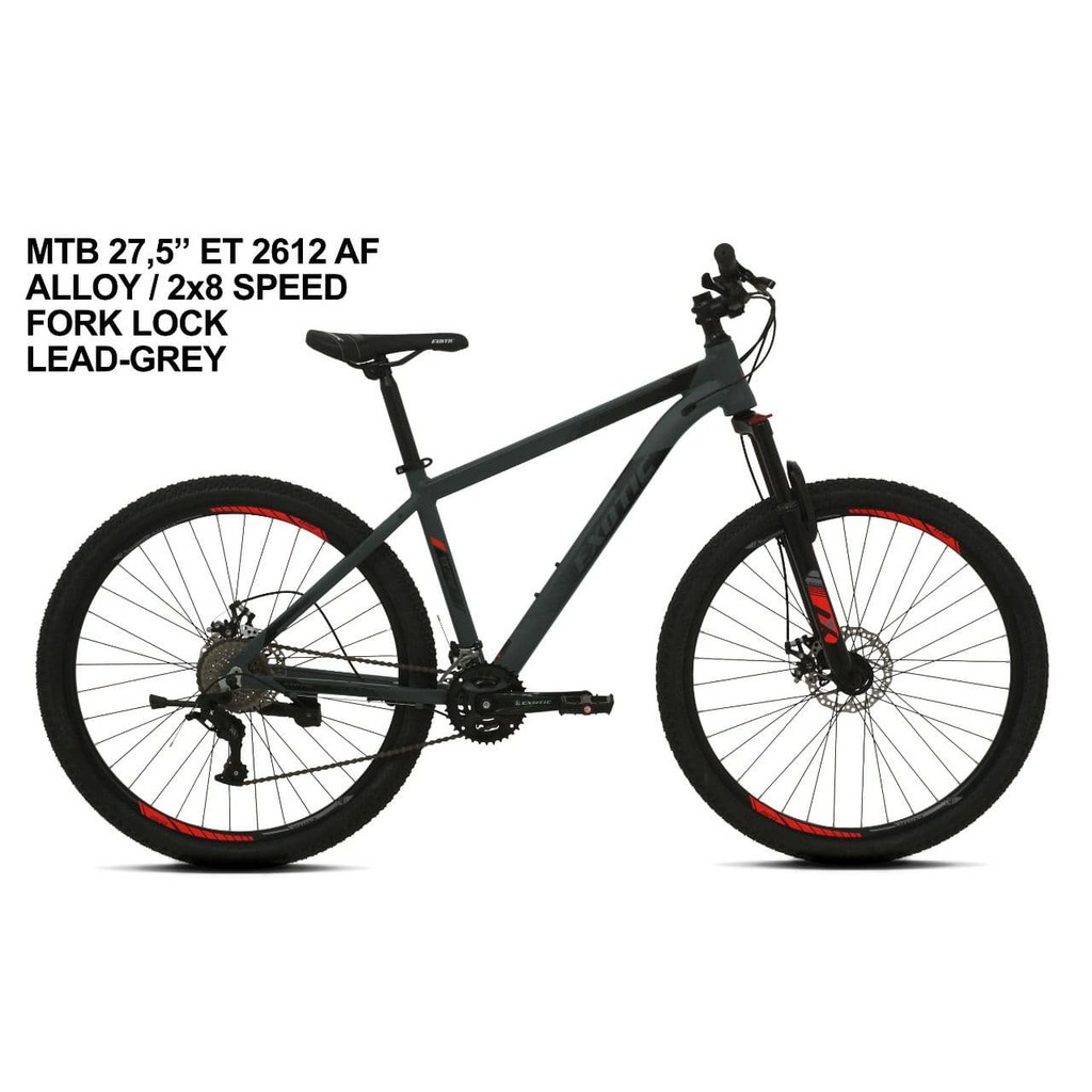 exotic 2612 af / 2618 af aloy 8 speed MTB 26 dan 27.5 inch sepeda gunung-5