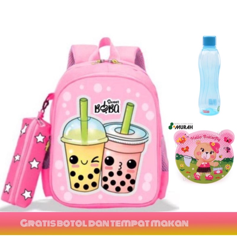 tas ransel anak boba tas sekolah anak TK dan SD