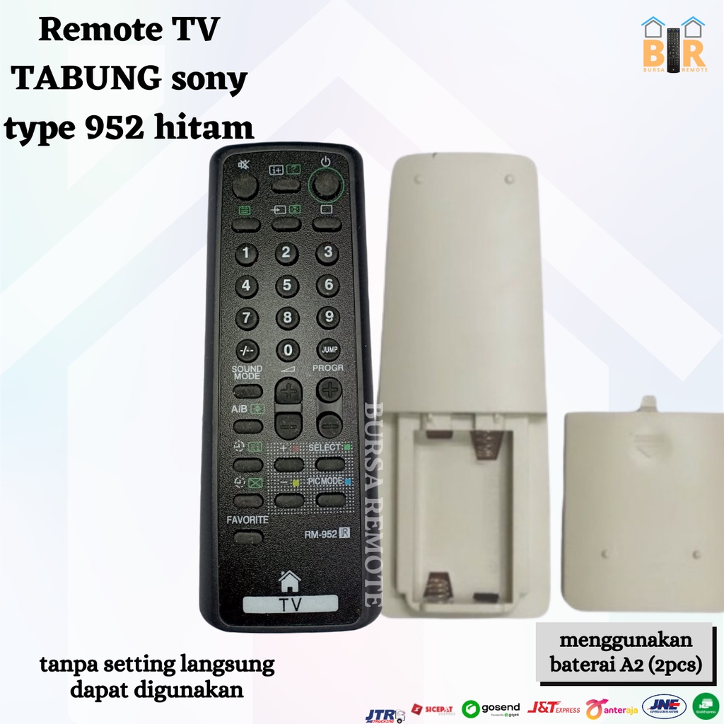REMOTE TV TABUNG SONY RM-952H - ECERAN Dan GROSIR