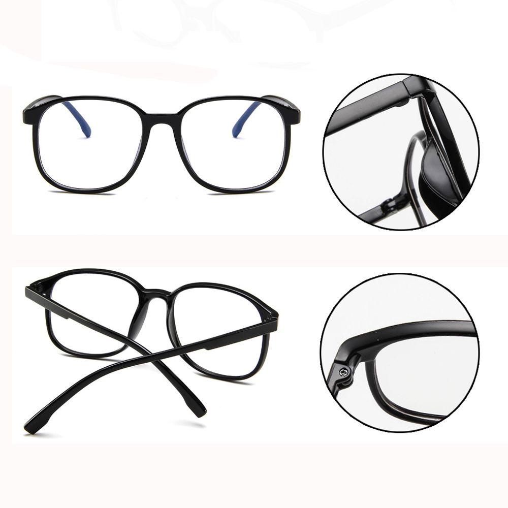 R-flower Kacamata Frame Bulat Bahan Resin Ultra Ringan Gaya Vintage