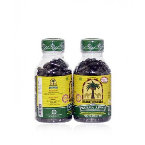 

Best Seller HABBATUSSAUDA CAP KURMA AJWA 210 Kapsul