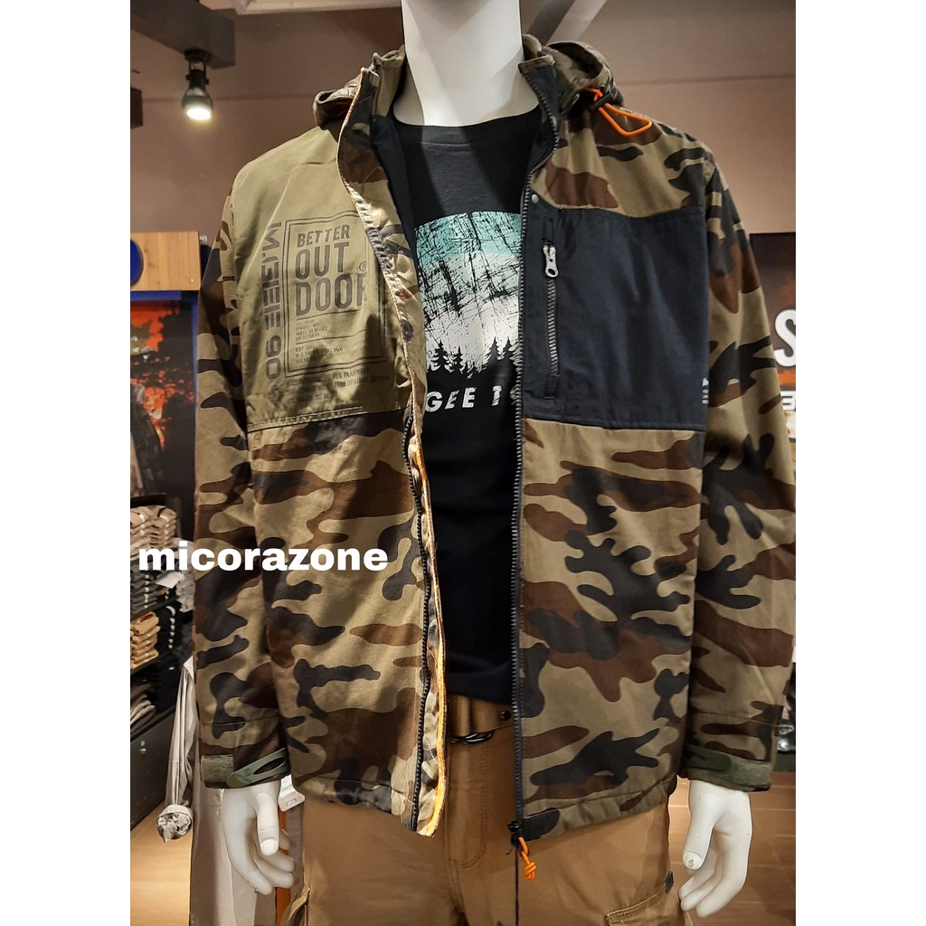 Jaket Parka Pria MGEE 3451C Original Outdoor Leon 003 Olive