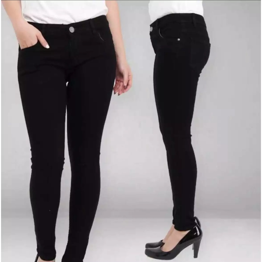 GIBRANS - celana jeans prada panjang wanita jumbo 27-34 / celana jeans wanita panjang fashion skinny