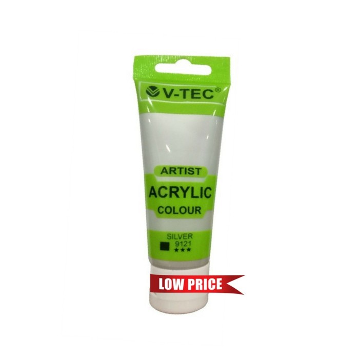 

Pendrawing- V-Tec Artist Acrylic Colour 75Ml - Gold & Sier / Vtec Acrylic 75Ml -Drawing-Pen.