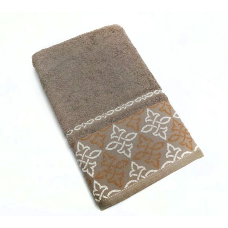 terry palmer signature kasagi handuk mandi original cotton 70x140-brown