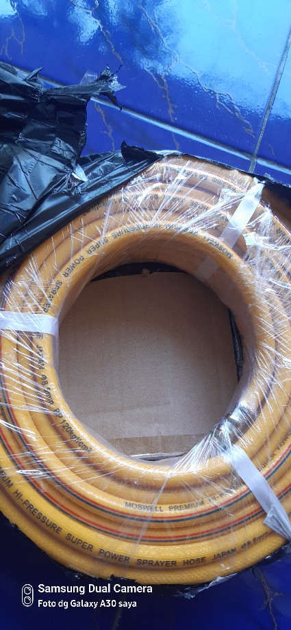 Moswel Selang Angin Kompresor 20m Sprayer Hose Japan 8.5mm 20mtr Kuning