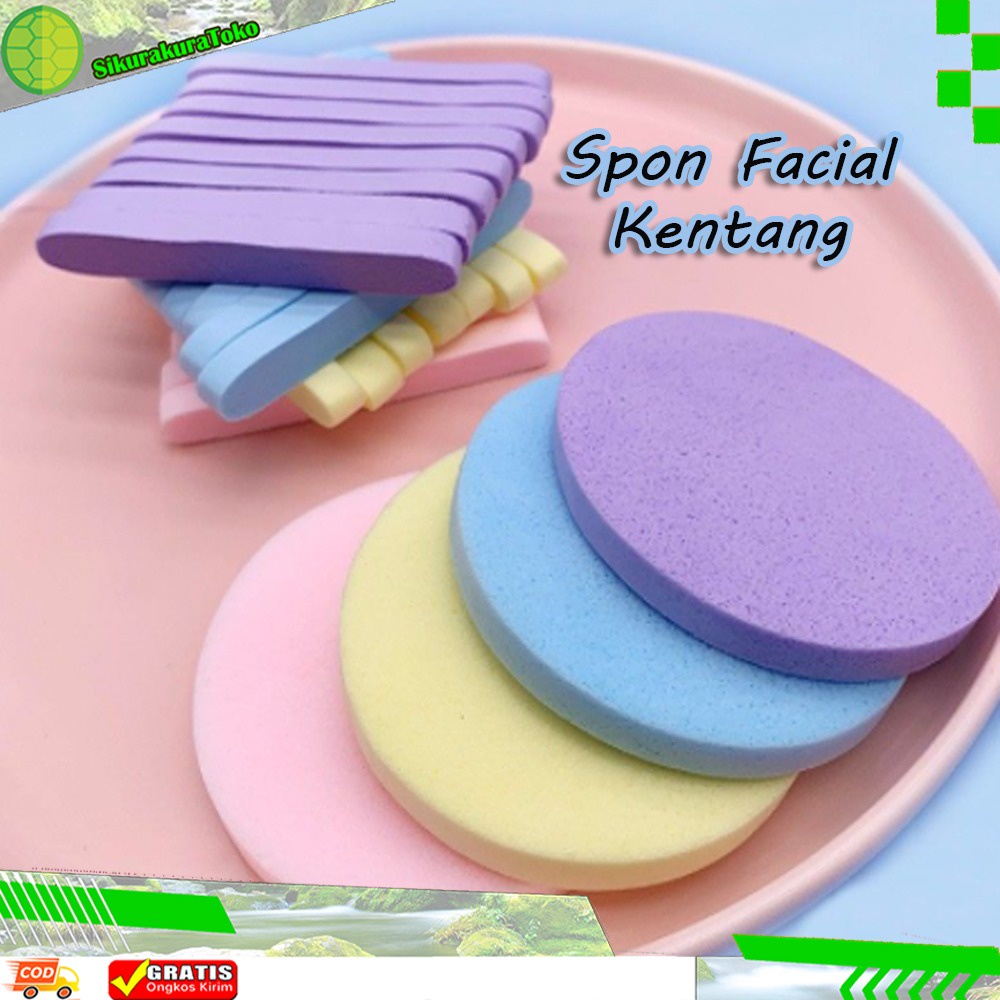 (SKR) SPONS KENTANG FACIAL / SPONGE FACIAL STICK KENTANG / SPONS FACIAL PEMBERSIH MUKA