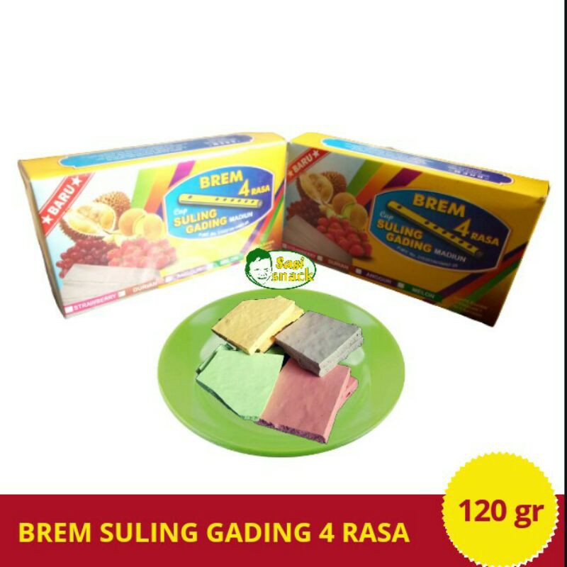 BREM SULING GADING Original dan 4 Rasa 125 gr