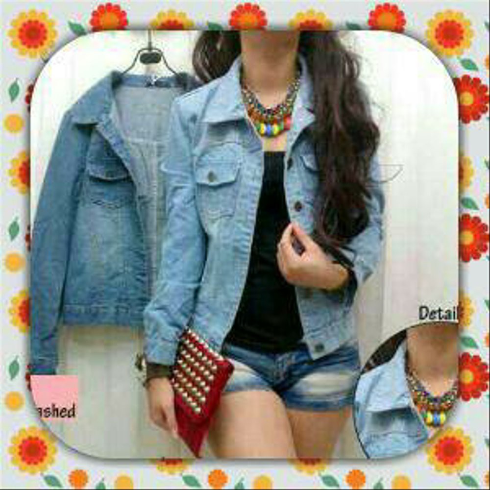 jaket jens levis cewe Murah