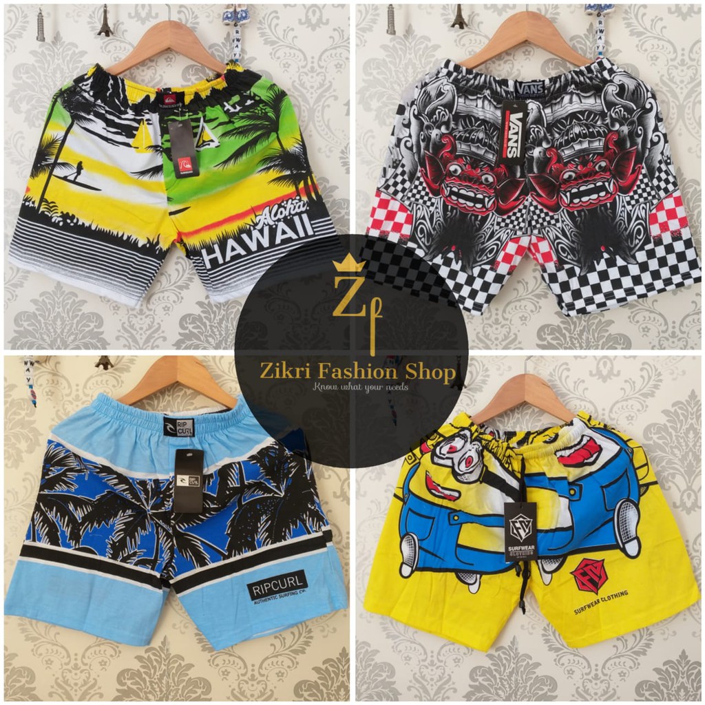 SURFWEAR CELANA Boxer PRIA MOTIF DISTRO FULLPRINT  SURFING