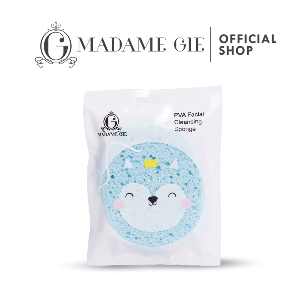 ⭐️ Beauty Expert ⭐️ Madame Gie PVA Facial Cleansing Sponge Oval - Spons Pembersih Wajah