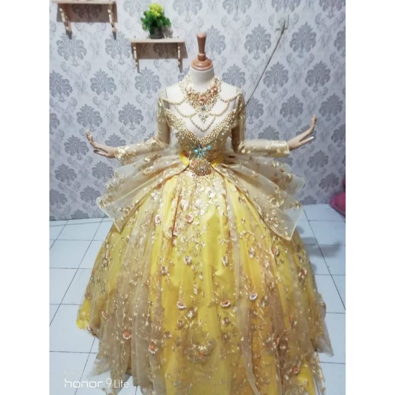 SALE GAUN PENGANTIN EKOR Barbie Crinolin Petticoat Petikut Akad Kebaya Pengantin Mewah Gotic Gotik