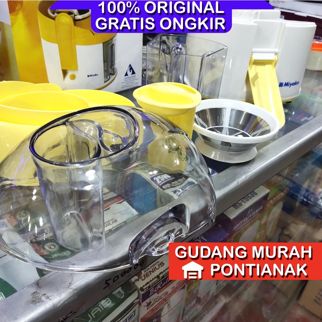 Juicer Miyako JE 507 pelumat seperti blender ampas pisah awet tahan lama