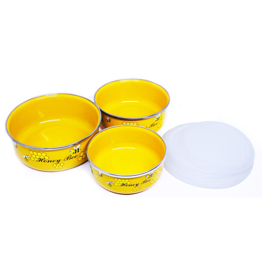 Maspion Mixing Bowl Honey Bee Set 12/16 CM isi 3pcs