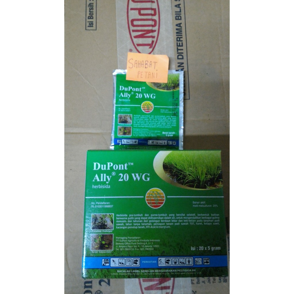 Herbisida Ally 20WG Kemasan 5 Gram Dupont