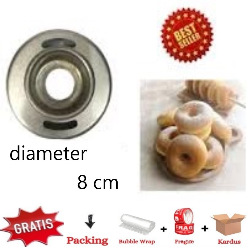 cetakan donat donut bulat / loyang donat donut bulat / cetakan donat ukuran kecil besar